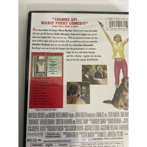 Bowfinger (DVD, 1999) Steve Martin and Eddie Murphy NEW Sealed - Picture 4 of 6